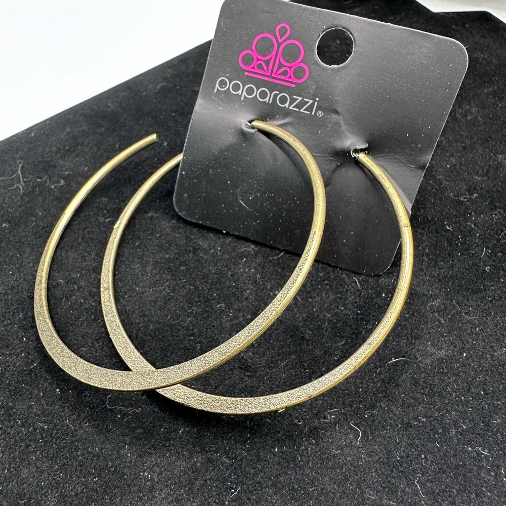 Paparazzi Gold Classic Hoop Earrings